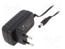 Power supply: switched-mode; mains,plug; 6VDC; 2A; 12W; Plug: EU POS