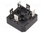 Bridge rectifier: three-phase; Urmax: 800V; If: 35A; Ifsm: 400A; THT DC COMPONENTS