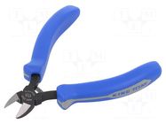 Pliers; side,cutting; two-component handle grips; 127mm KING TONY