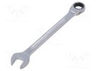 Wrench; combination spanner; 19mm; chromium plated steel STAHLWILLE