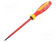 Screwdriver: insulated; slot; 3x0.5mm; Blade length: 100mm; 1kVAC STAHLWILLE