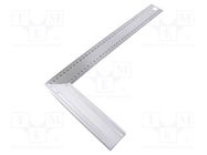 Try square; L: 400mm; Width: 200mm; fitted with graduated scale STANLEY