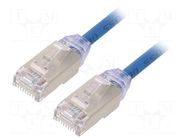 Patch cord; RJ45 plug,both sides; F/UTP,TX6A-28™; 6a; wire; Cu PANDUIT