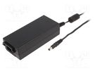 Power supply: switched-mode; 24VDC; 3.54A; Out: 5,5/2,5; 85W; 88% XP POWER
