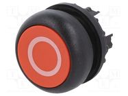 Switch: push-button; 22mm; Stabl.pos: 1; red; none; IP67; flat; Pos: 2 EATON ELECTRIC
