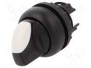 Switch: rotary; 22mm; Stabl.pos: 2; white-black; none; IP66; Pos: 2 EATON ELECTRIC