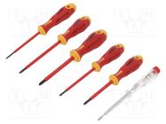 Kit: screwdrivers; insulated; 1kVAC; Phillips,slot; ERGONIC® FELO