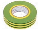 Tape: electrical insulating; W: 19mm; L: 20m; Thk: 0.18mm; PVC film HELLERMANNTYTON