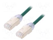 Patch cord; RJ45 plug,both sides; F/UTP,TX6A-28™; 6a; wire; Cu; 5m PANDUIT
