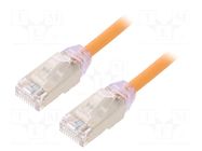 Patch cord; RJ45 plug,both sides; F/UTP,TX6A-28™; 6a; wire; Cu; 5m PANDUIT