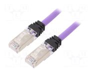 Patch cord; RJ45 plug,both sides; S/FTP,TX6A™ 10Gig; 6a; Cu; 0.5m PANDUIT