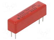 Relay: reed switch; SPDT; Ucoil: 12VDC; 0.25A; max.100VDC; 3W; THT COTO TECHNOLOGY
