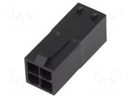 Connector: wire-wire; plug; male; PIN: 4; Mini-Fit Sigma; for cable MOLEX