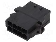 Connector: wire-wire; plug; male; Mini-Fit Sigma; PIN: 8; black MOLEX