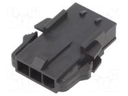 Connector: wire-board; plug; male; Mini-Fit Sigma; PIN: 3; black MOLEX