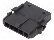 Connector: wire-board; plug; male; Mini-Fit Sigma; PIN: 5; black MOLEX