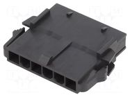 Connector: wire-board; plug; male; Mini-Fit Sigma; PIN: 6; black MOLEX