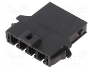 Plug; wire-wire; male; Mega-Fit; 5.7mm; PIN: 4; UL94V-0; Layout: 1x4 MOLEX