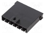 Plug; wire-wire; male; Mega-Fit; 5.7mm; PIN: 6; UL94V-0; Layout: 1x6 MOLEX