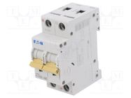 Circuit breaker; 230/400VAC; 250VDC; Inom: 13A; Poles: 1; Charact: C EATON ELECTRIC