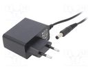 Power supply: switched-mode; mains,plug; 9VDC; 1A; 9W; Plug: EU POS