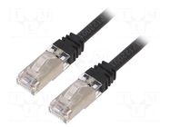 Patch cord; RJ45 plug,both sides; S/FTP,TX6A™ 10Gig; 6a; Cu; 2m PANDUIT