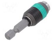 Holder; 1/4"; Overall len: 50mm; Mounting: 1/4" (C6,3mm) WERA