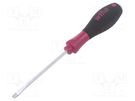 Screwdriver; slot; for impact,assisted with a key; 4,5x0,8mm WIHA