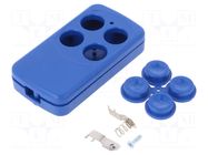 Enclosure: for remote controller; X: 35mm; Y: 65.5mm; Z: 13mm; ABS KRADEX