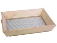 Sieve rectangular, 22 x 32 cm, height 11 cm