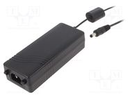 Power supply: switched-mode; 48VDC; 1.88A; Out: 5,5/2,5; 90W; 89.6% XP POWER