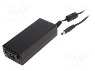 Power supply: switched-mode; 48VDC; 1.35A; Out: 5,5/2,5; 65W; 88% XP POWER