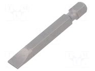 Screwdriver bit; slot; 6.5x1.2mm; Overall len: 50mm BETA