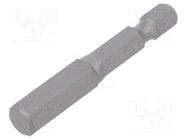 Screwdriver bit; hex key; HEX 8mm; Overall len: 50mm BETA