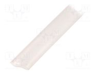 Heat shrink sleeve; 9.5mm; transparent HELLERMANNTYTON