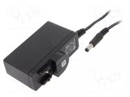 Power supply: switching; mains,plug-in; 5VDC; 2.5A; 12.5W; 82.5% XP POWER
