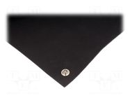 Mat: bench; ESD; black; L: 0.7m; Width: 0.5m; Thick: 2mm; 130°C ANTISTAT