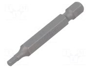 Screwdriver bit; hex key; HEX 3mm; Overall len: 50mm BETA