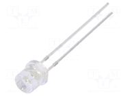 LED; UV; 140°; 20mA; P: 114mW; 370÷380nm; 3÷3.8VDC; THT OPTOSUPPLY