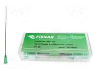 Needle: steel; 4"; Size: 18; straight; 0.84mm; Mounting: Luer Lock FISNAR