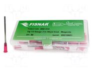 Needle: steel; 2"; Size: 13; straight; 1.78mm; Mounting: Luer Lock FISNAR