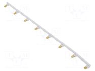 Connection bridge; 10A; 250VAC; Electr.connect: Push-in; grey RELPOL