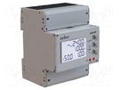 Counter; digital,mounting; for DIN rail mounting; LCD; 85÷265VAC SELEC