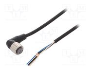 Connection lead; M12; PIN: 4; angled; Len: 10m; plug; 4A; XS2; PUR OMRON