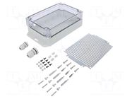 Enclosure: for computer; light grey; X: 121.5mm; Y: 180.1mm; Z: 60mm KRADEX