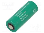 Battery: lithium; A; 3V; 2400mAh; non-rechargeable; Ø17x45mm VARTA MICROBATTERY