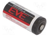 Battery: lithium; 14335,2/3AA; 3.6V; 1650mAh; non-rechargeable EVE BATTERY
