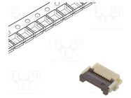 Connector: FFC/FPC; horizontal; PIN: 10; bottom contacts,ZIF; SMT HIROSE