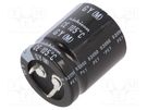 Capacitor: electrolytic; SNAP-IN; 3300uF; 50VDC; Ø25x30mm; ±20% NICHICON