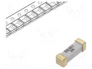 Fuse: fuse; 2A; 250VAC; time-lag; ceramic; 10.1x3.12x3.12mm; SMD CONQUER ELECTRONIC